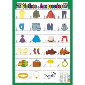 Clothes - Elbiseler Yaz Sil - Karekodlu Seslendirmeli Clothes - Elbiseler Yaz Sil - Karekodlu Seslendirmeli
