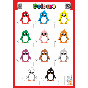 Colors - Renkler Yaz Sil - Karekodlu Seslendirmeli