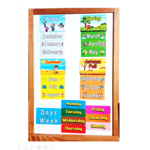 Days, Months,Seasons - Günler, Aylar, Mevsimler Manyetik İngilizce Kelime Kartları Days, Months,Seasons - Günler, Aylar, Mevsimler Manyetik İngilizce Kelime Kartları