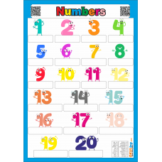 Numbers - Sayılar Yaz Sil - Karekodlu Seslendirmeli