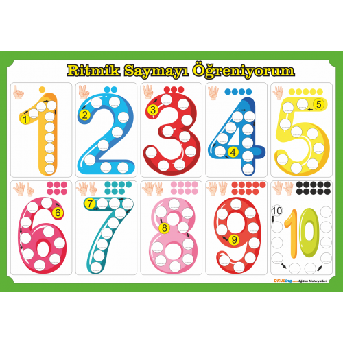 Ritmik Sayma Yaz Sil Poster