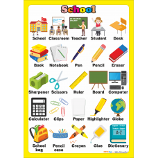 School - İngilizce Okul Poster School - İngilizce Okul Poster