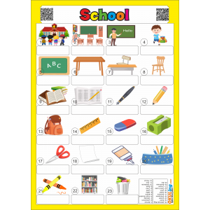 School - Okul Yaz Sil - Karekodlu Seslendirmeli School - Okul Yaz Sil - Karekodlu Seslendirmeli