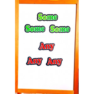 Some - Any Manyetik İngilizce Kelime Kartları Some - Any Manyetik İngilizce Kelime Kartları