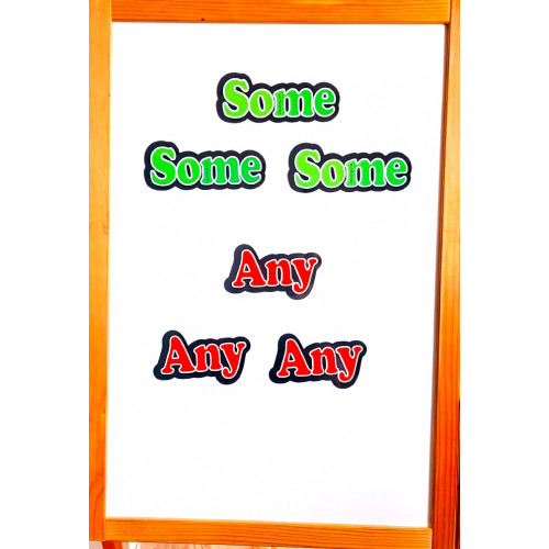 Some - Any Manyetik İngilizce Kelime Kartları Some - Any Manyetik İngilizce Kelime Kartları