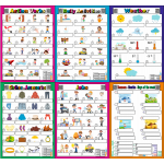 İngilizce Yaz Sil Seti - Karekodlu - Seslendirmeli - Yeni Ürün