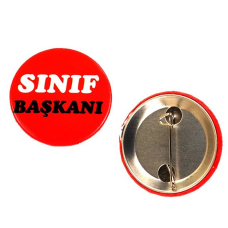 Sınıf Başkanı Rozet - 44 mm